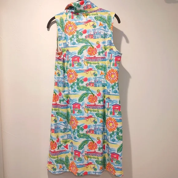 Smith & Quinn Custom Katherine Golf Sleeveless Dress Venice Beach Tropic… - Picture 6 of 11